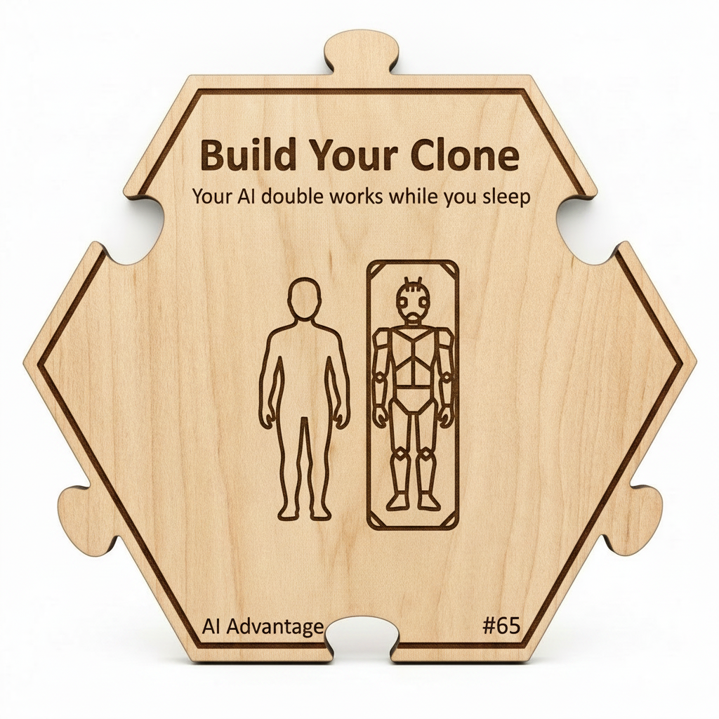 Build Your Clone puzzle piece from the AI Advantage Set set