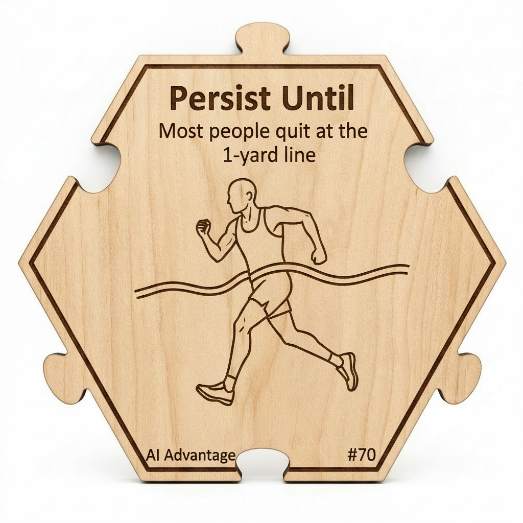 Persist Until puzzle piece from the AI Advantage Set set