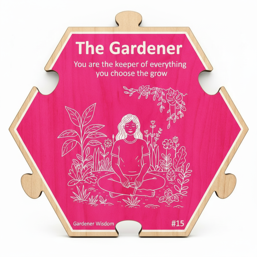 The Gardener puzzle piece from the Gardener Wisdom Set set