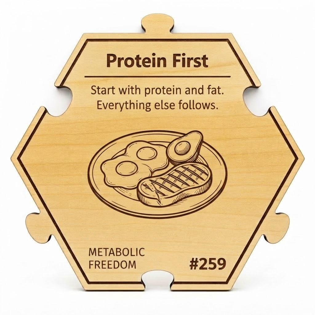 Protein First puzzle piece from the Metabolic Freedom Set set