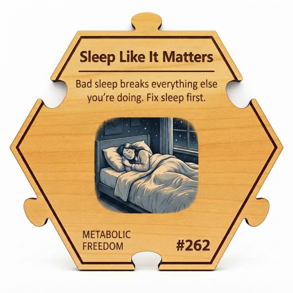 Sleep Like It Matters puzzle piece from the Metabolic Freedom Set set
