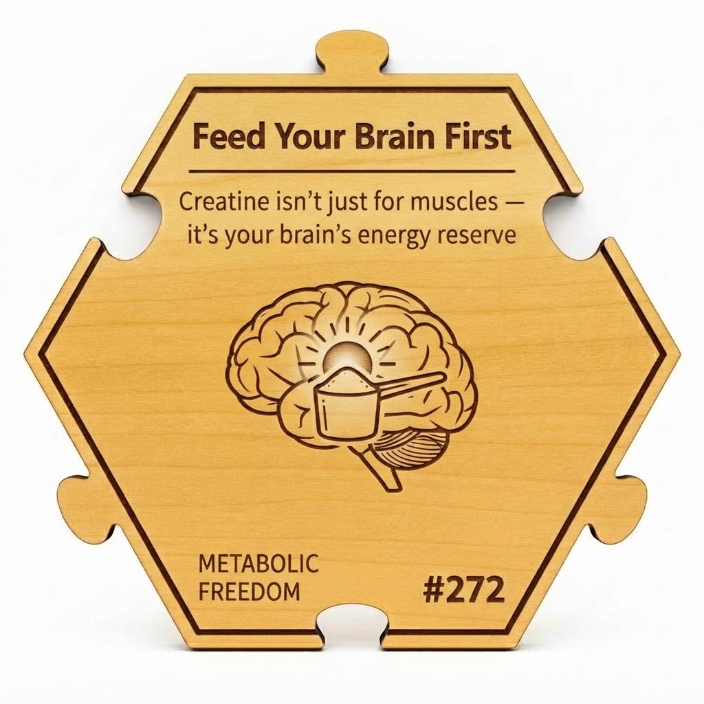 Feed Your Brain First puzzle piece from the Metabolic Freedom Set set