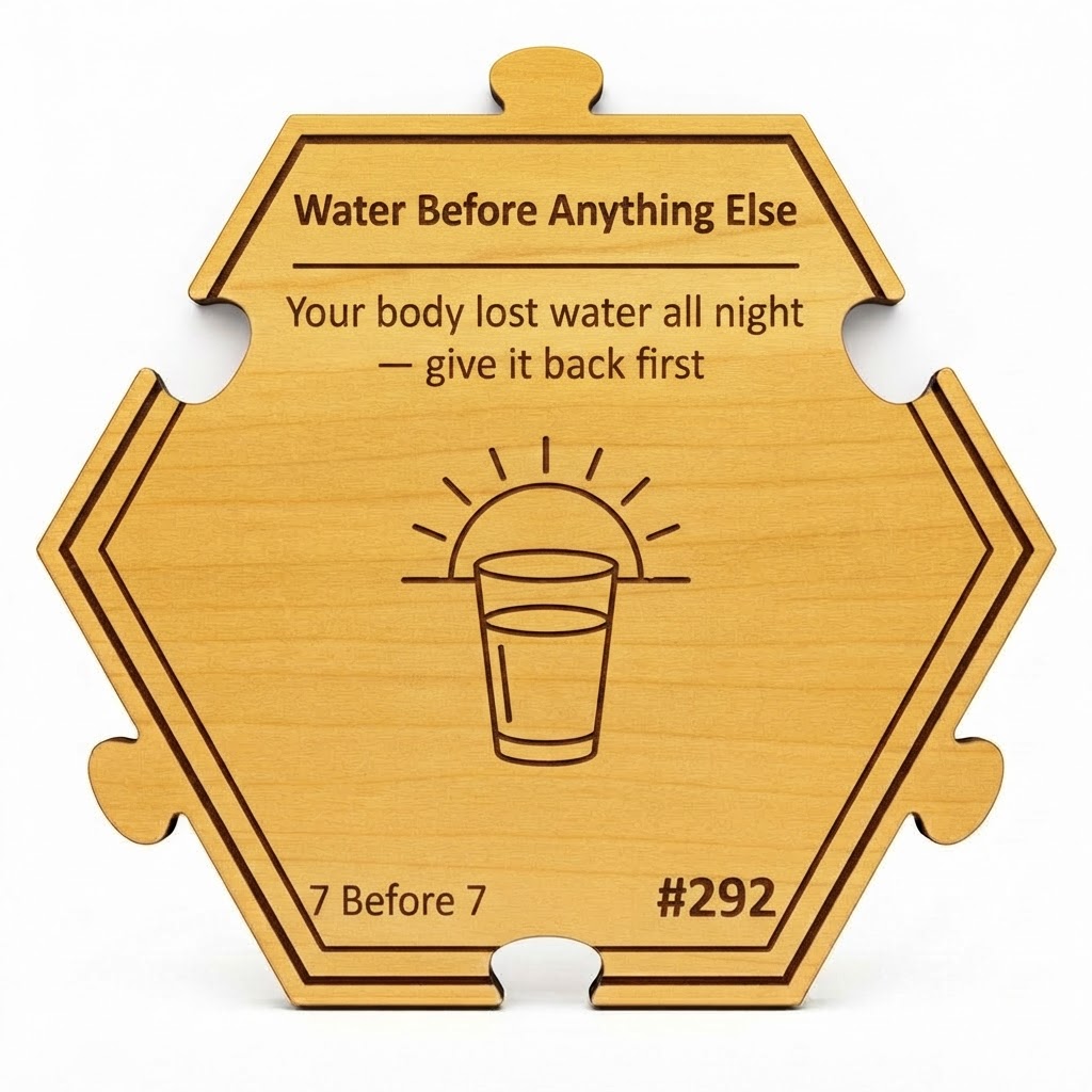 Water Before Anything Else puzzle piece from the 7 Before 7 Set set