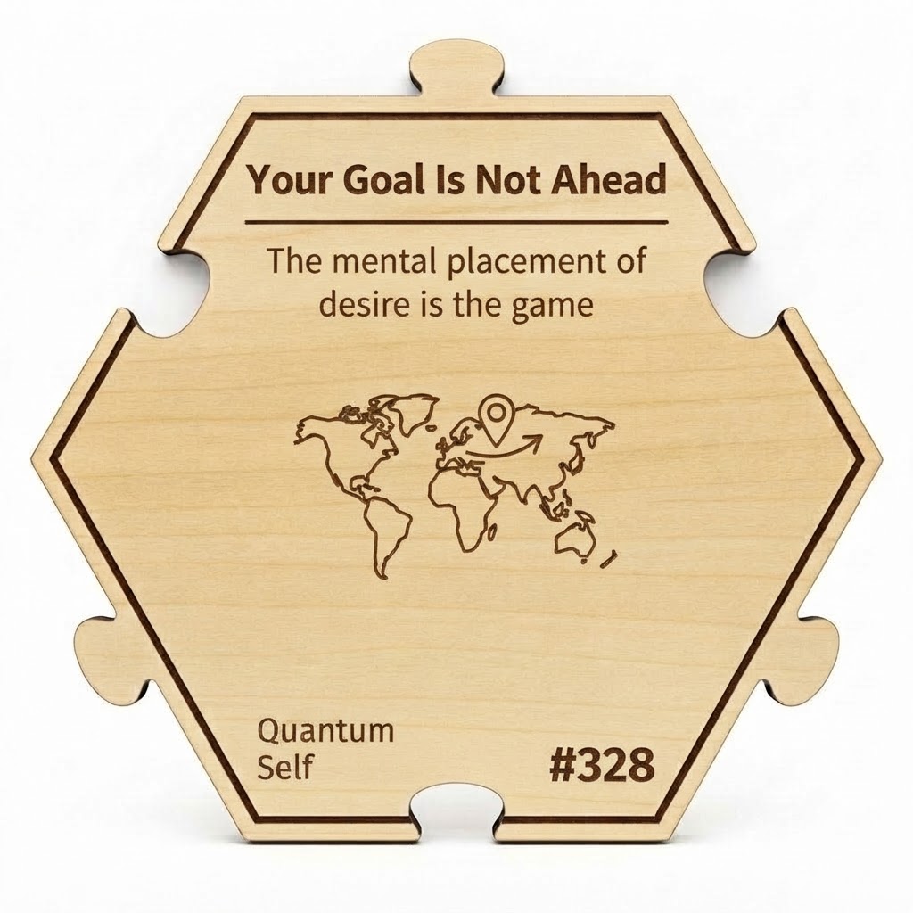 Your Goal Is Not Ahead puzzle piece from the Quantum Self Set set