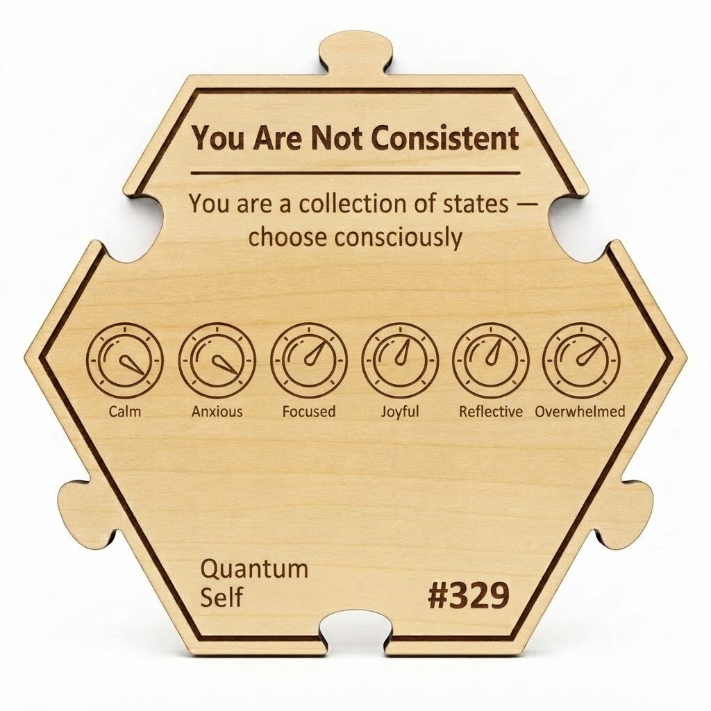 You Are Not Consistent puzzle piece from the Quantum Self Set set