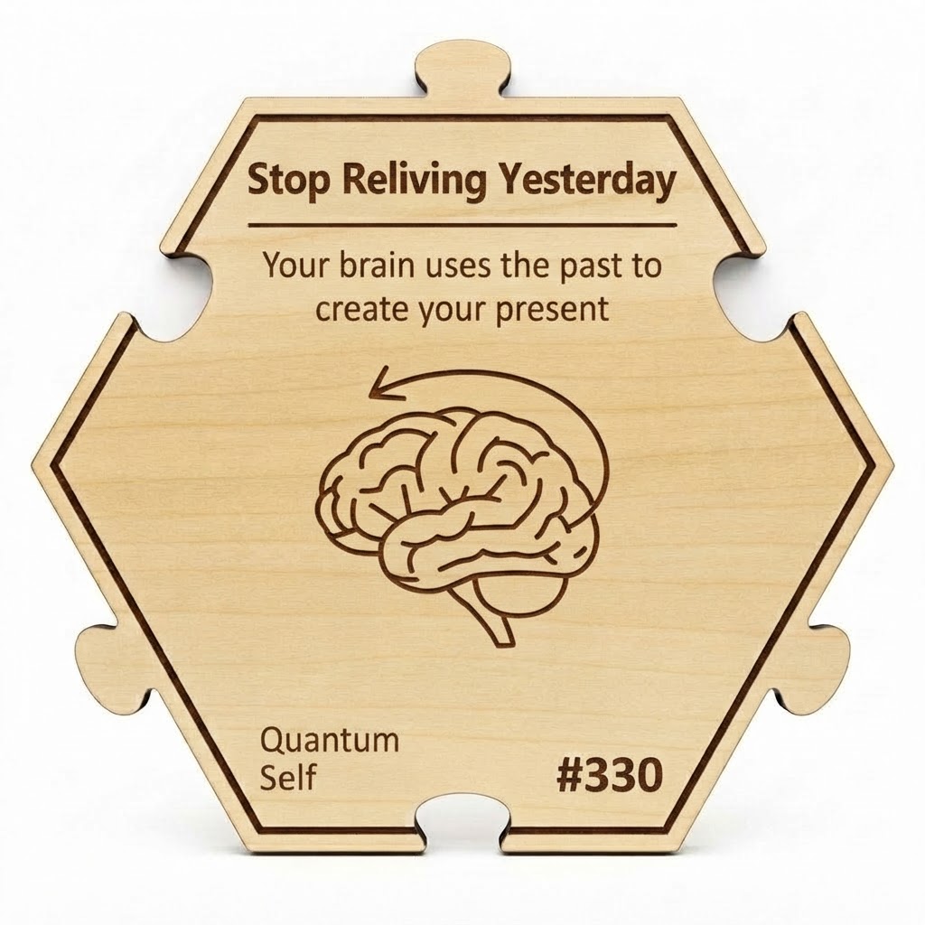 Stop Reliving Yesterday puzzle piece from the Quantum Self Set set