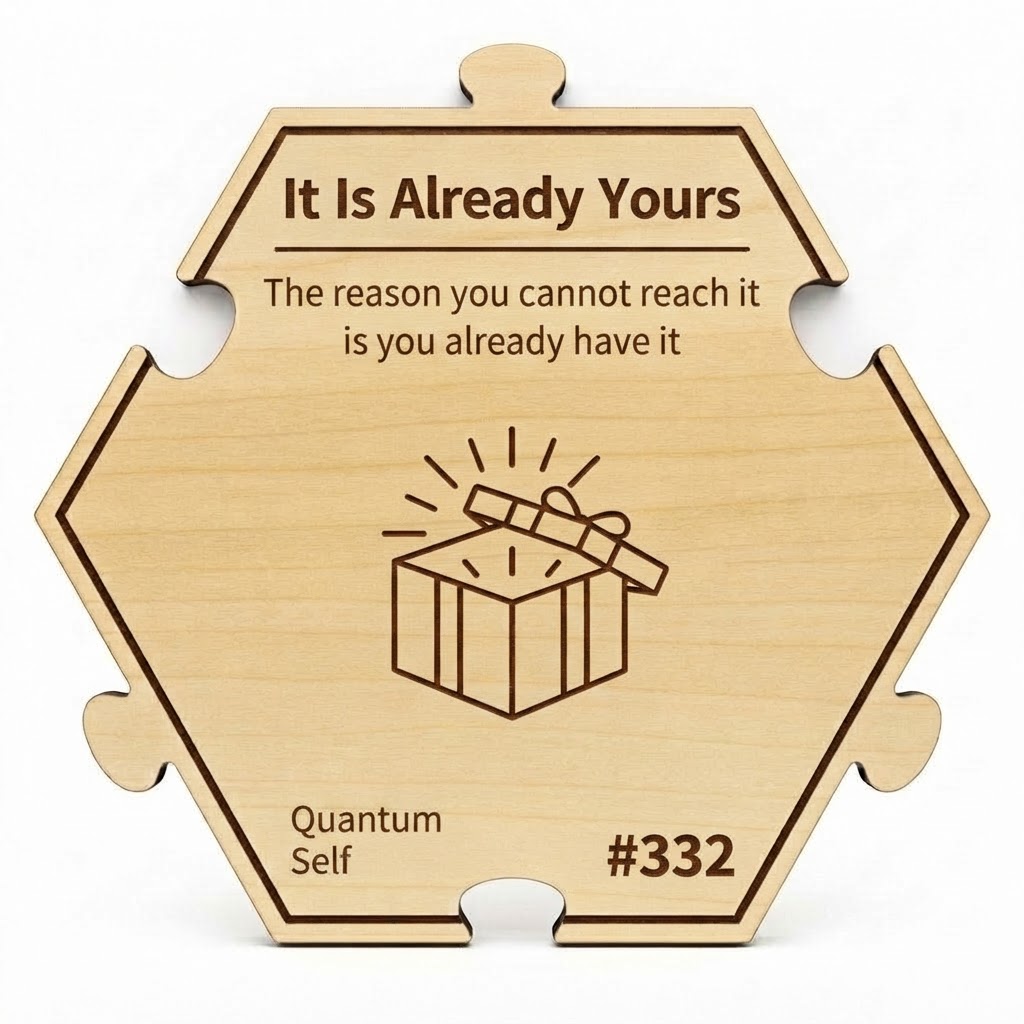 It Is Already Yours puzzle piece from the Quantum Self Set set