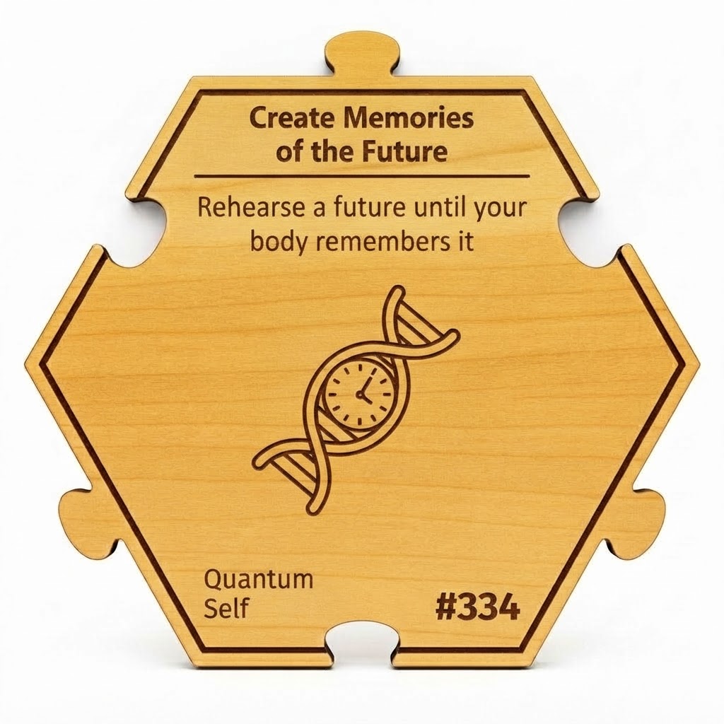 Create Memories of the Future puzzle piece from the Quantum Self Set set