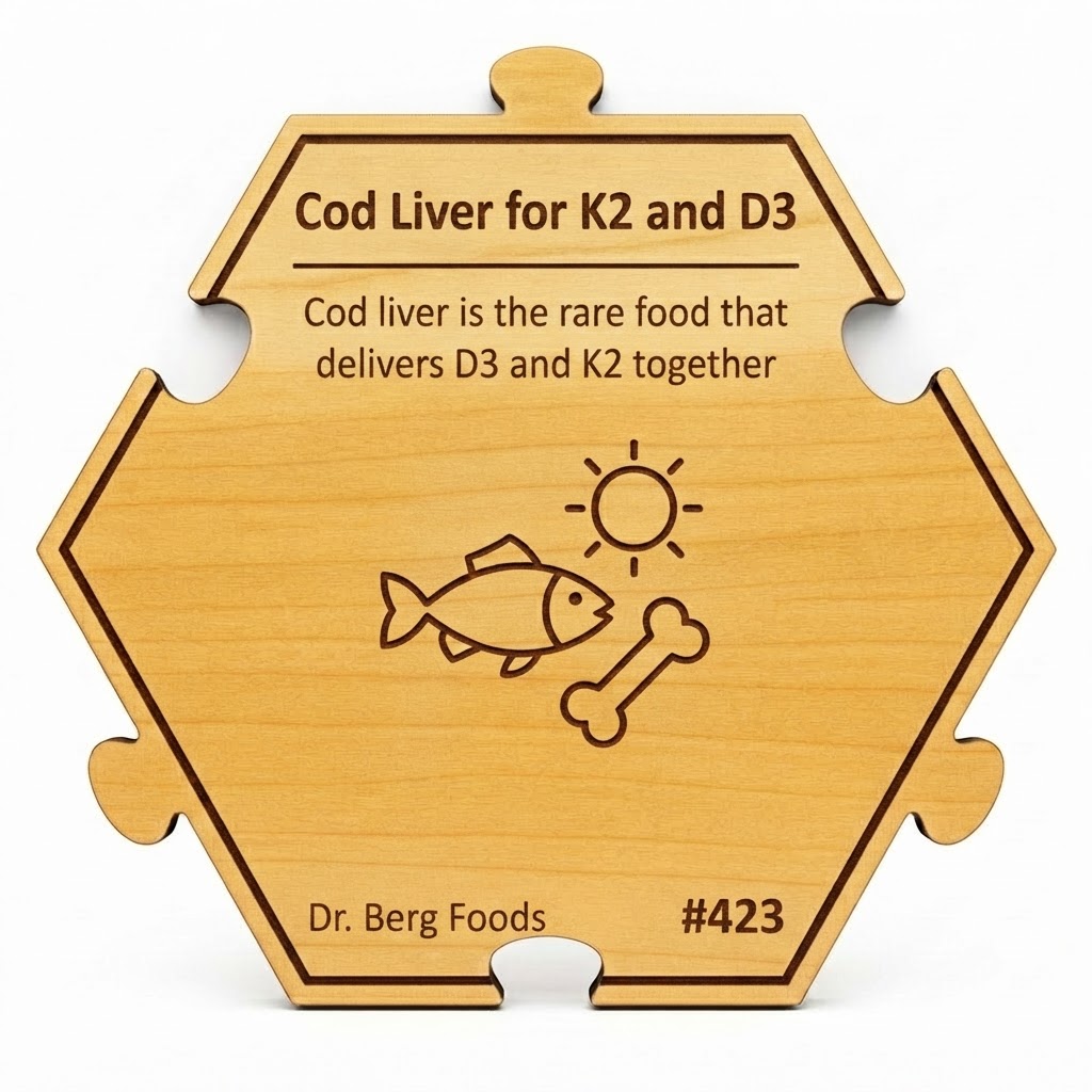 Dr. Berg — 7 Healthiest Foods #423 puzzle piece from the Dr. Berg — 7 Healthiest Foods set